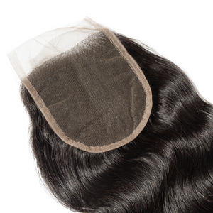 RAW INDIAN BODY WAVE LACE CLOSURES